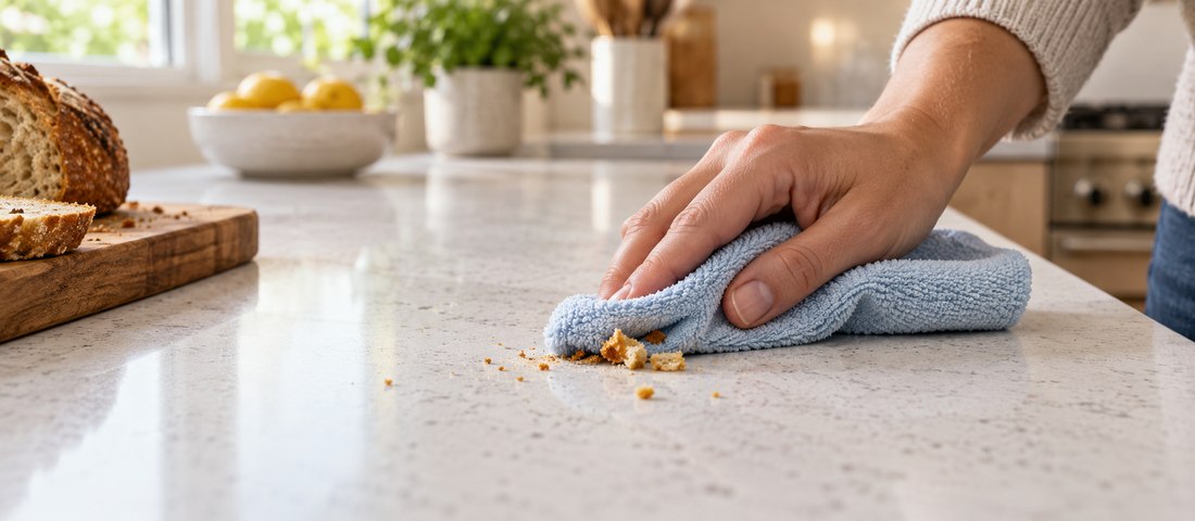 Remove loose residue